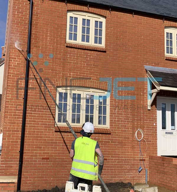 Brick and stonework cleaning