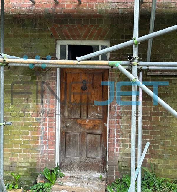 DOFF steam cleaning of brickwork in East Hendred, Oxfordshire