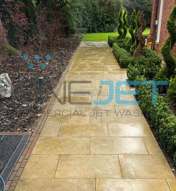 Patio jet wash at private home in Gerrards Cross, Buckinghamshire